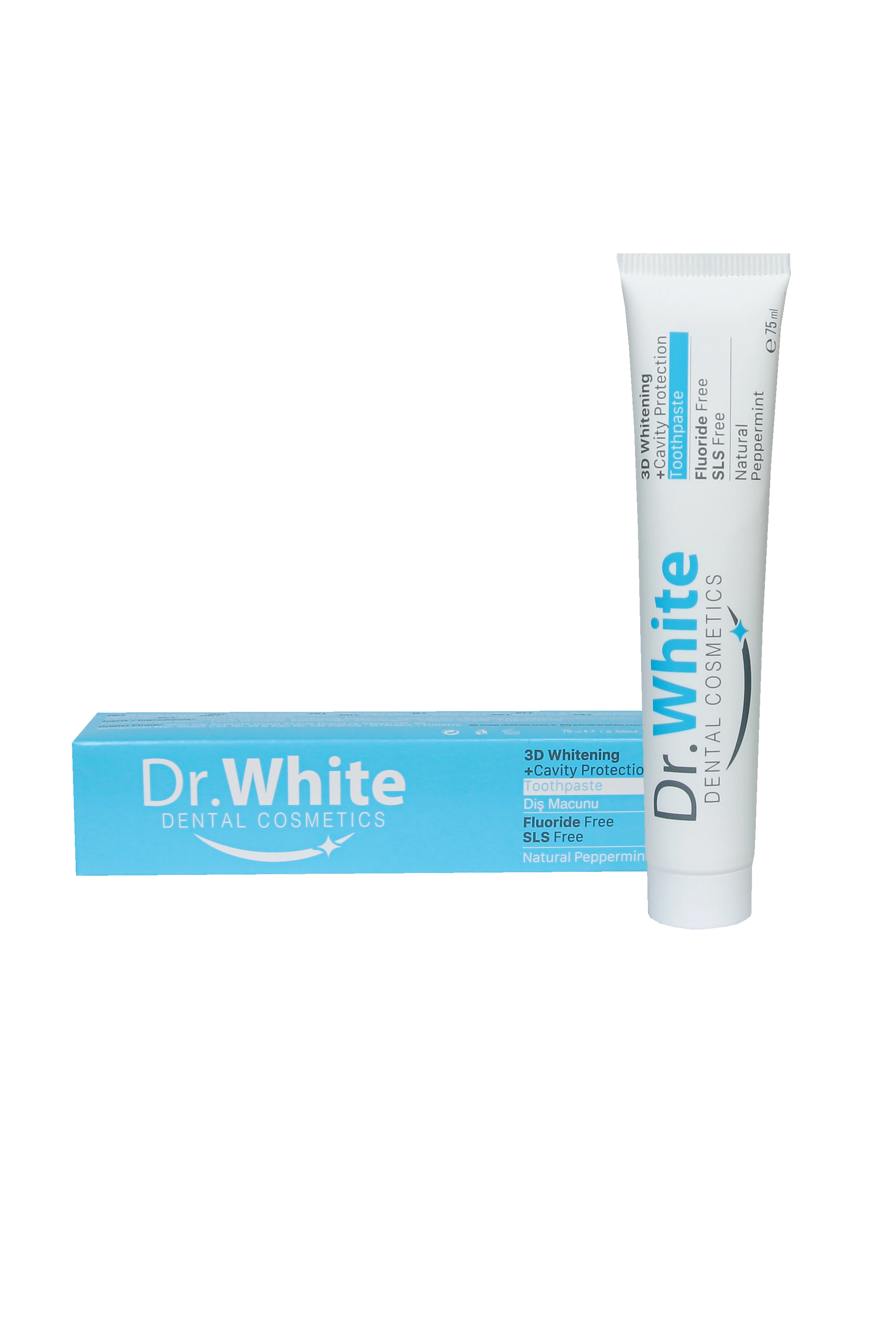 Dr.White ECO 3D Whitening Cavity Protection Toothpaste Diş Macunu 75ml