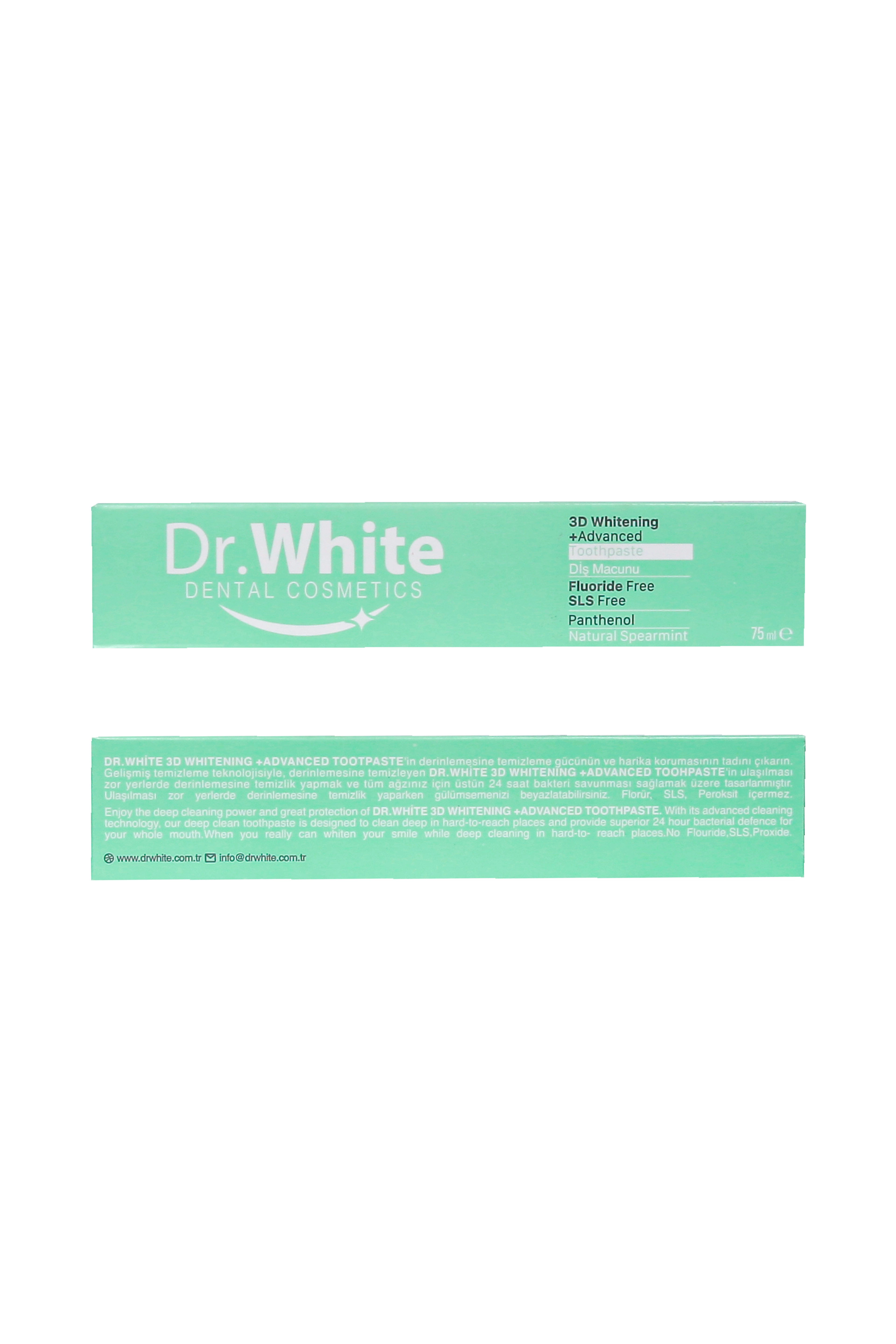 Dr.White ECO 3D Whitening Advanced Toothpaste Diş Macunu 75ml