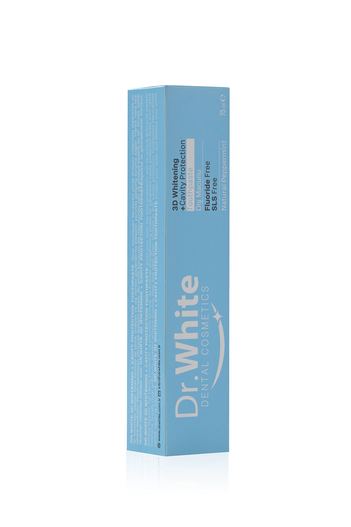 Dr.White ECO 3D Whitening Cavity Protection Toothpaste Diş Macunu 75ml
