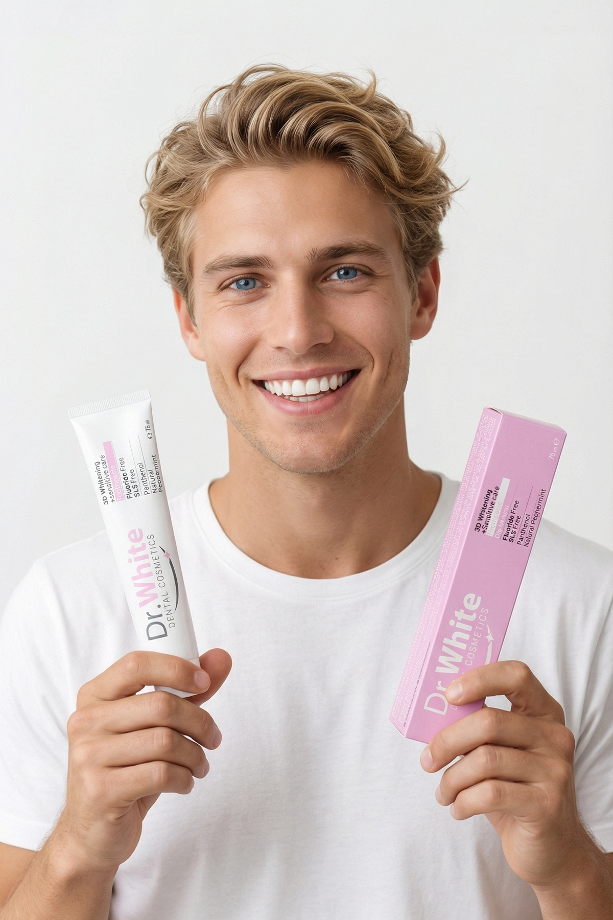 Dr.White ECO 3D Whitening Sensitive Care Toothpaste Diş Macunu 75ml