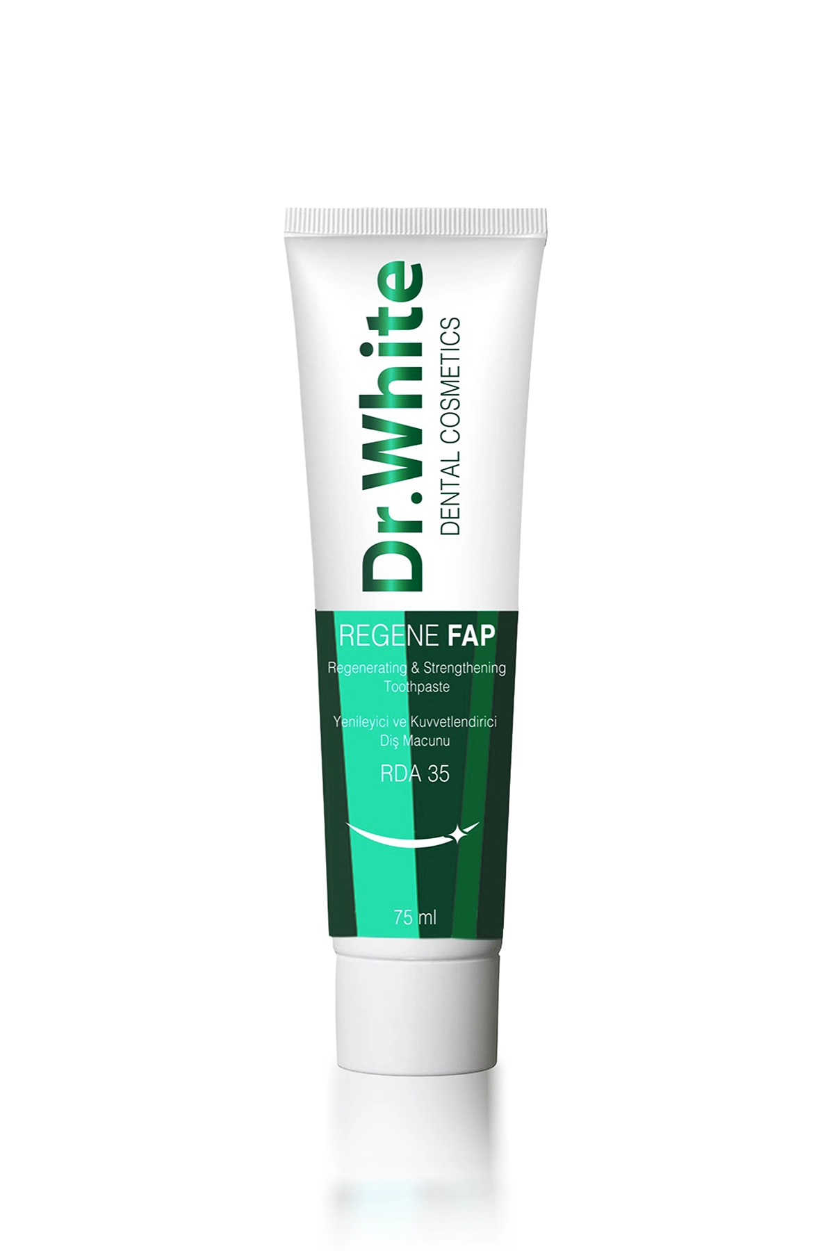 Dr.White Nano Hydroxyapatite Regene FAP Toothpaste Diş Macunu75 ml