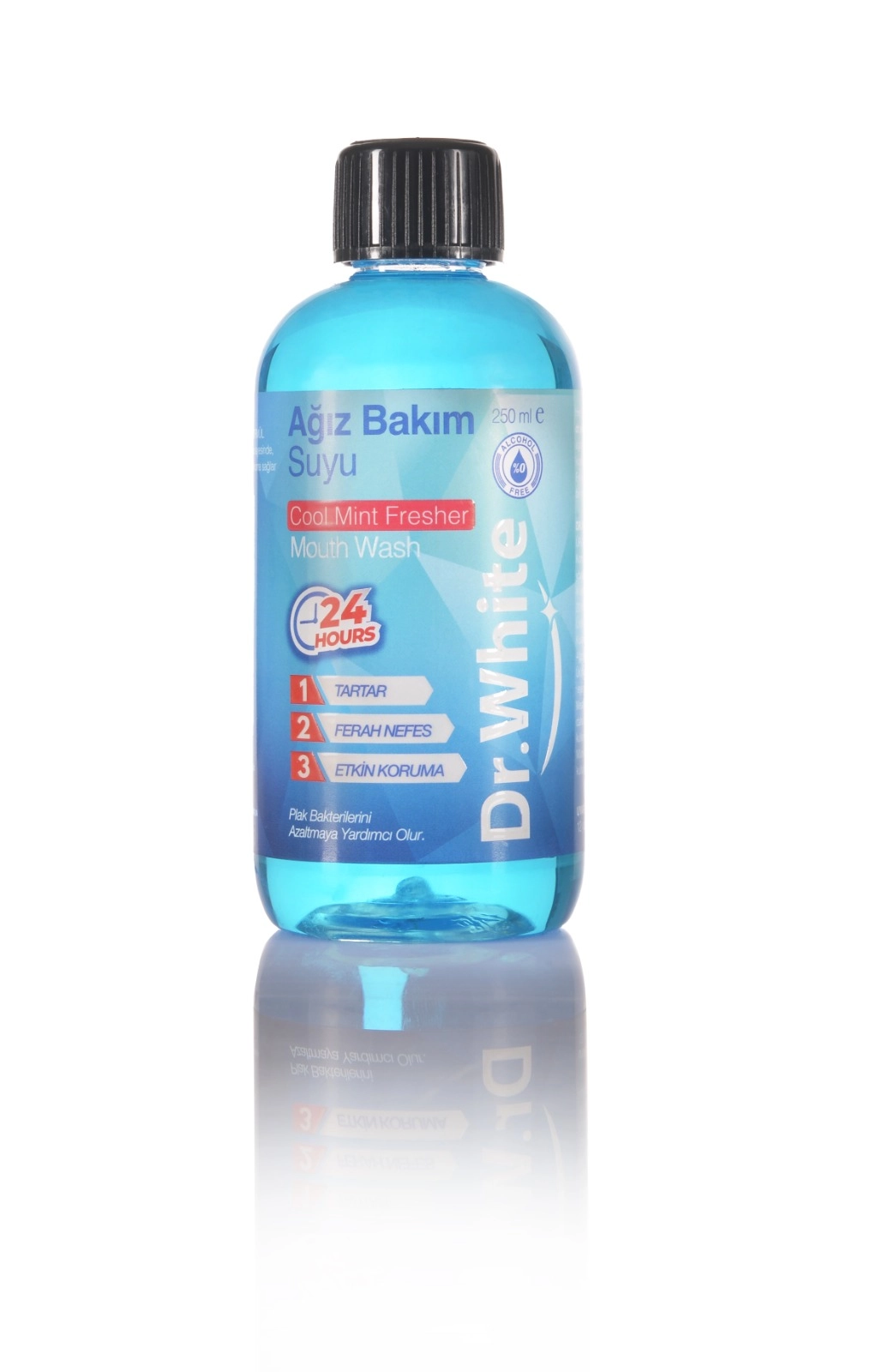 Dr.White Ağız Bakım Suyu Mouth Wash Cool Mint Fresher 250 ml