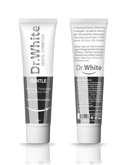 Dr.White Nano Hydroxyapatite Gentle Toothpaste Diş Macunu75 ml